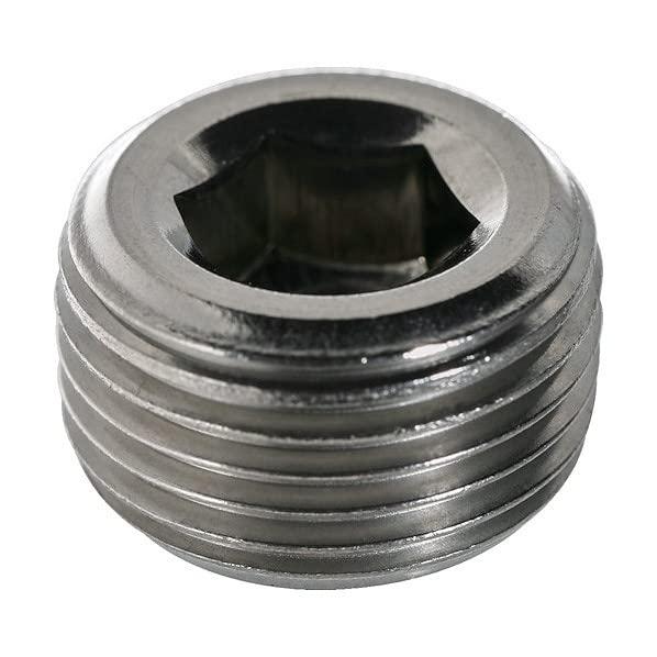 TRUSCO �ȥ饹���滳 TRUSCO �ơ��ѡ����ߥץ饰(SP4) ������PT1/8 ���ƥ�쥹 10���� (B840118 6600)