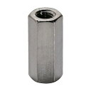 TRUSCO トラスコ中山 TRUSCO 高ナット(長ナット) スチール ユニクロ W1/2×30 8個入 (B13011230 6600)