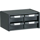 TRUSCO トラスコ中山 TRUSCO 導電性マスターBOX 342X241XH168 引出2列2段 (ED400N 8000)