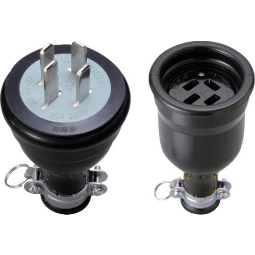 明工社 接地防水コネクタ　（組）　MK5615 セッチ ボウスイコネクタ(クミ)