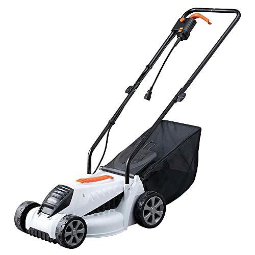 IRISOHYAMA アイリスオーヤマ アイリスオーヤマ 電動芝刈機 ロータリー式 刈込幅320mm 刈込高さ3段階調整 簡単操作でコンパクト G-320W ホワイト