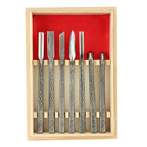 与板利器(Yoitariki) 槌目入共柄彫刻小道具 龍 7ホンクミ