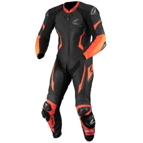 RSタイチ(RS Taichi) NXL307 GP-WRX R307 RACING SUIT BLACK/NEON RED MW/50