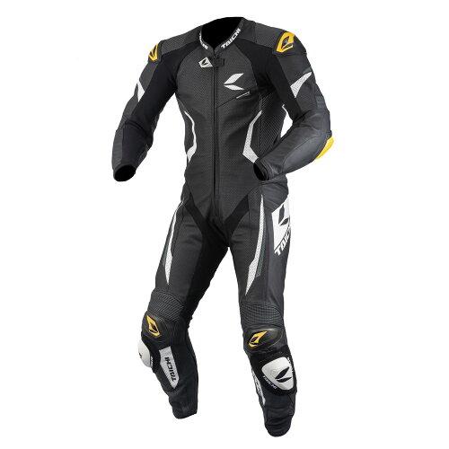 RSタイチ(RS Taichi) NXL307 GP-WRX R307 RACING SUIT BLACK/WHITE MW/50