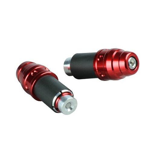 POSH Faith ポッシュフェイス エンボス アルミバ-エンドキャップ ユニバーサル RED 品番:031172-02-10