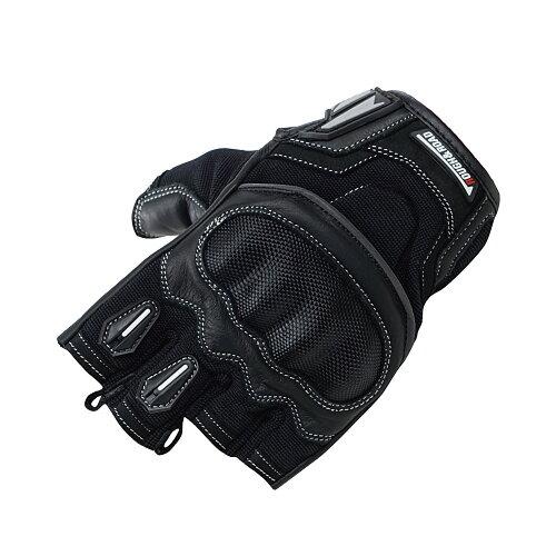 ラフアンドロードスポーツ プロテクションハーフフィンガーグローブ BK-LL RR8362BK4