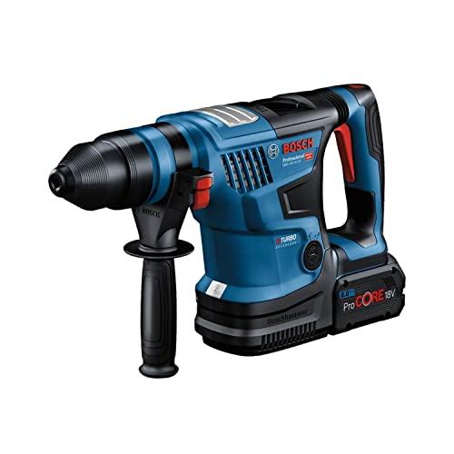 BOSCH ボッシュ Bosch Professional(ボッシュ) 18V コードレスハンマードリル(バッテリーProCORE18V8.0Ahx2個、充電器GAL1880CV、ケース付) GBH18V-34CF