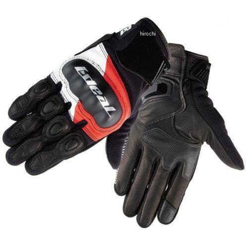 YAMASHIRO 山城 山城(yamashiro) IDEAL アイディール バイク用 グローブ ID-015 ヘリテージ ホワイト/レッド XSサイズ ID015/WHRD/XS