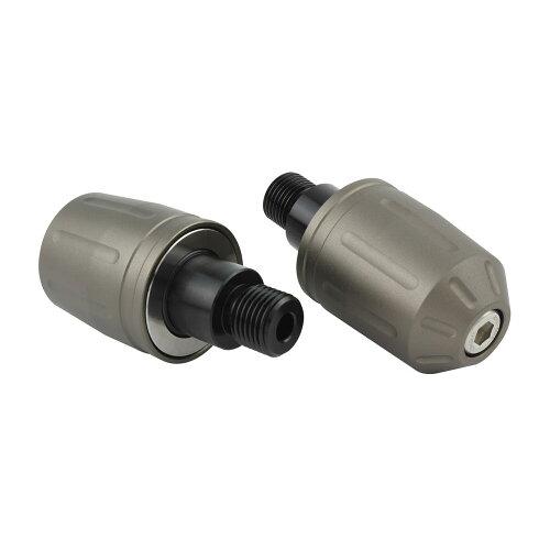 ポッシュフェイス(POSH Faith) ポッシュ(POSH) ハンドルバーエンド ウルトラヘビーバーエンドタイプ2 ヤマハ純正ハンドル用 M16タイプ MT-09 | MT-07 など マットチタン 033779-21-10