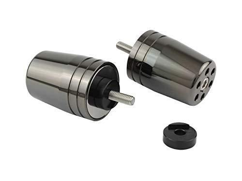 ポッシュフェイス(POSH Faith) ポッシュ(POSH) ハンドルバーエンド ウルトラヘビーバーエンド ヤマハ純正ハンドル用M6タイプ YZF-R25他 ブラッククローム 031699-66-10