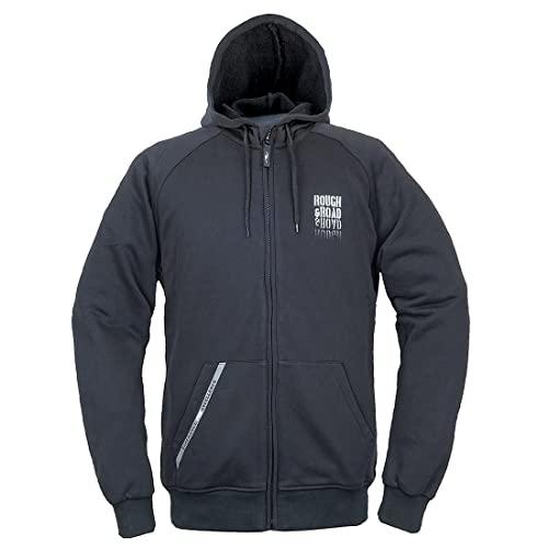 ラフ&ロード(ROUGH&ROAD) ラフライドZIPパーカー BK.FL-S RR1003BK-FL1