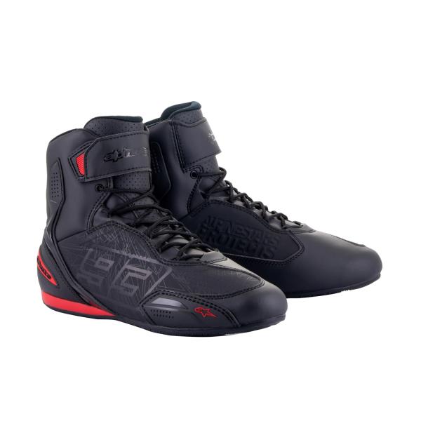 ALPINESTAR アルパインスターズ 【必ず購入前に仕様をご確認下さい】AUSTIN RIDING SHOE [1303 BLACK BRIGHT RED] 9.5/27.1cm