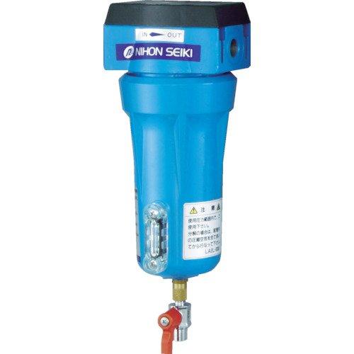 日本精器 高性能エアフィルタ25A3ミクロン(ドレンコック付) (NICN525ADLDV 5035)