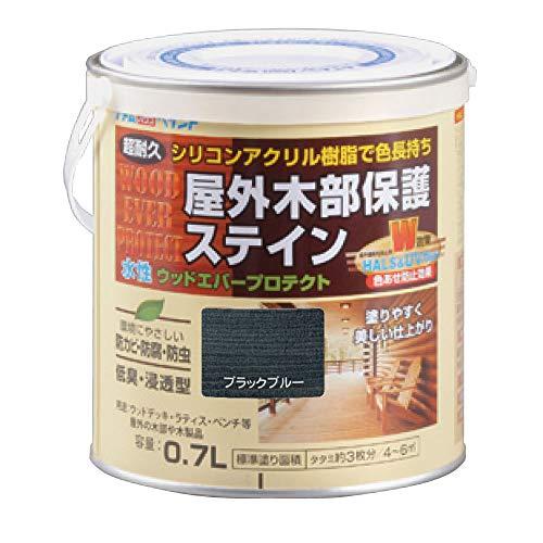 アトムサポート アトム ウッドエバープロテクト 0.7L ブラックブルー