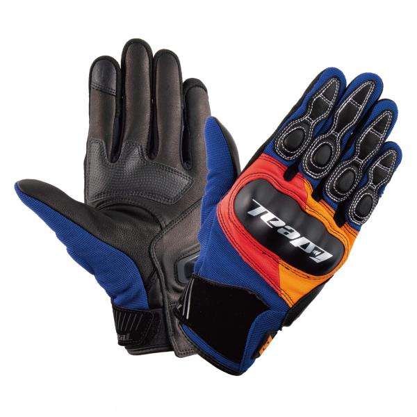 YAMASHIRO 山城 山城(yamashiro) IDEAL アイディール バイク用 グローブ ID-015 ヘリテージ オレンジ/レッド XLサイズ ID015/ORRD/XL