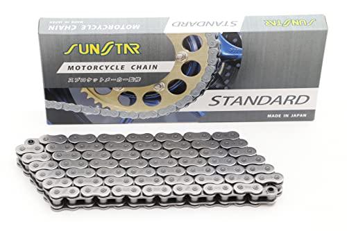 KUNIMI 国美コマース SUNSTAR(サンスター)モーターサイクルチェーン 520サイズ 114リンク スタンダードカラー