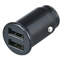 セイワ(SEIWA) 車載充電器 DCパワープラグmini A×2 F328 Type-A 2ポート 5V/合計MAX2.4A 12V/24V車用 iPhone Android IQOSなど対応