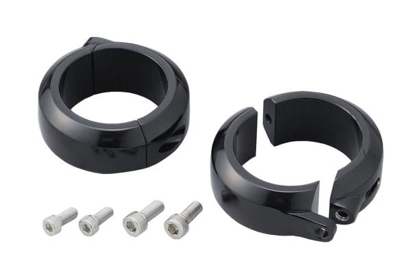 KIJIMA キジマ キジマ(Kijima) フロントウインカーステー フォーククランプ アルミビレット製ブラック..