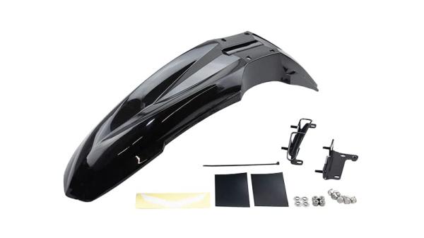KIJIMA キジマ 【必ず購入前に仕様をご確認下さい】Fフェンダー UPタイプ BK CT125 (206-9901)