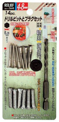 RELIEF REドリルビットとプラグセット