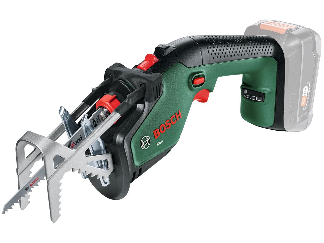 BOSCH ボッシュ ボッシュ DIY 18V コードレスのこぎり (本体のみ バッテリー 充電器別売り) KEO118H グリーン