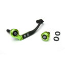 アクティブ(ACTIVE) ACTIVE アクティブ バイク ブレーキレバーガード バーエンド フルセット グリーン ハンドル内径 φ18.0〜19.4用 30...