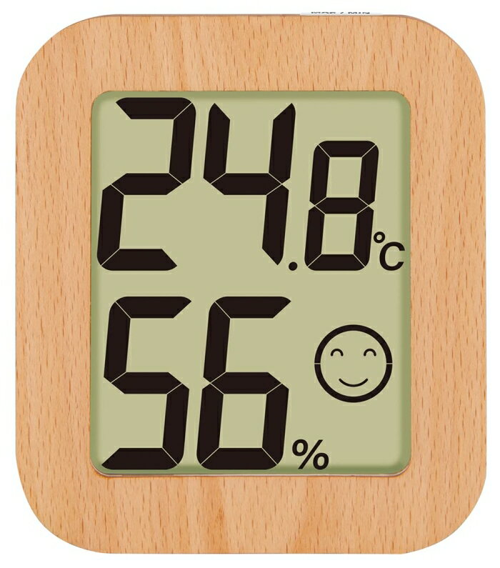 シンワ測定 シンワ73234 温湿度計 環境チェッカー 木製LBR
