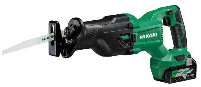 工機ホールディングス HiKOKI(ハイコーキ) コードレスセーバソー (レシプロソー) 18V 充電式 リチウムイオン電池1個、急速充電器、ケース付 CR18DB(XP)