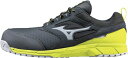 MIZUNO ミズノ ミズノ プロテクティブスニーカー オールマイティ AS15L ダークグレー×グレー×イエロー 26.5 (F1GA20020526.5 7...