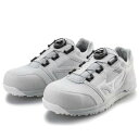 MIZUNO ミズノ ミズノ プロテクティブスニーカー オールマイティ LSII52L BOA グレー×ホワイト 26.0 (F1GA220205260 721...