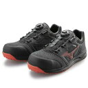 MIZUNO ミズノ ミズノ プロテクティブスニーカー オールマイティ LSII52L BOA ブラック×レッド 27.5 (F1GA220209275 721...