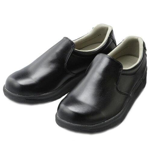 NISSHIN RUBBER(日進ゴム) 日進 耐滑樹脂先芯入り厨房シューズ V5100 黒 26.0cm (V5100BK26.0 5256)