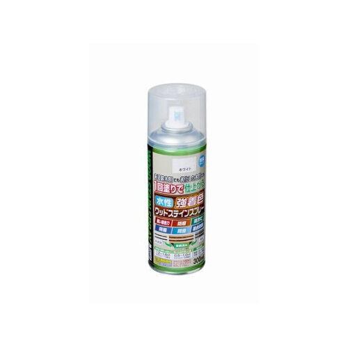 アサヒペン AP 水性強着色ウッドスプレー 300ml ホワイト