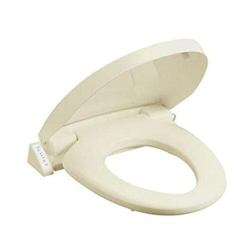 SANEI(旧社名:三栄水栓製作所) SANEI 暖房便座 前丸タイプ ソフト閉止 温度調節3段階 省エネ 簡単取付 アイボリー PW9042-I
