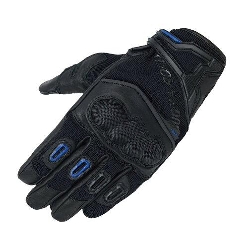 ラフ&ロード(ROUGH&ROAD) ラフプロテクショングローブ ブラック/Y.ブルー-M 品番:RR8025BK/YB2