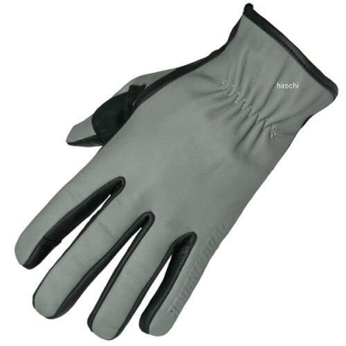 ラフ&ロード(ROUGH&ROAD) クールマックスレザーグローブ グレー-S 品番:RR8518GY1