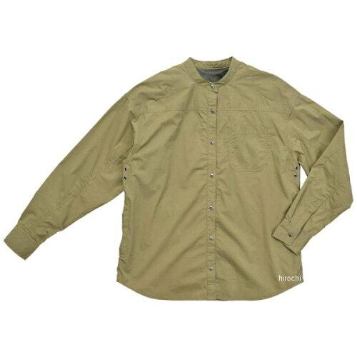 ロッソスタイルラボ(Rosso StyleLab) ROJ-118 プロテクションバンドカラーシャツ KHAKI L 品番:ROJ-118/KHAKI/L