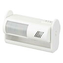OHM オーム電機 センサー付チャイム&アラーム(70dB/6F22、6LF22形9V乾電池×1個使用/ホワイト) OCH-SA01(2)