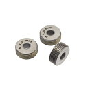 シルバーツール(Silbertool) シルバーツール ねじ山修正工具用ローラーセット(3個入り) M10〜M36 ピッチ1.5mm (205 3667)