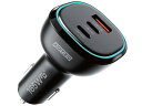 ADTEC アドテック Power Delivery対応 シガーソケットタイプ充電器/165W/USB Type-A 1ポート Type-C 2ポート/ブラック【ACPD-V165AC2】