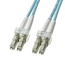SANWASUPPLY サンワサプライ アーマードメガネ型光ファイバケーブル(マルチOM3、LC×2-LC×2、2m) HKB-AMOM3LCLC-02