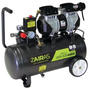 ケンオー(KENOH) ZAIRAS静音オイルレスコンプレッサ 25L ZSW-S25