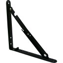 TRUSCO トラスコ中山 TRUSCO 折り畳み棚受 300mm 黒色 (LTO300BK 3100)
