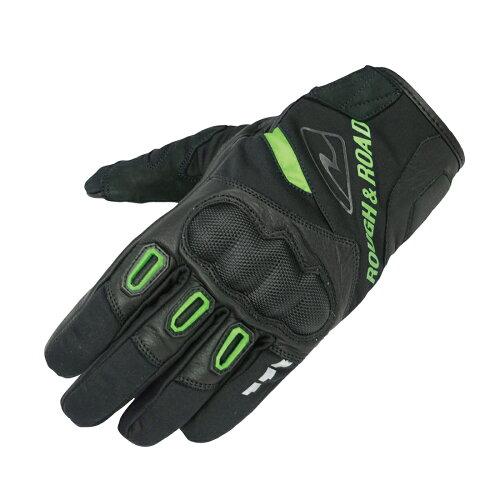 ラフ&ロード(ROUGH&ROAD) ウインドガードプロテクショングローブ ライム LL 品番:RR8659LM4