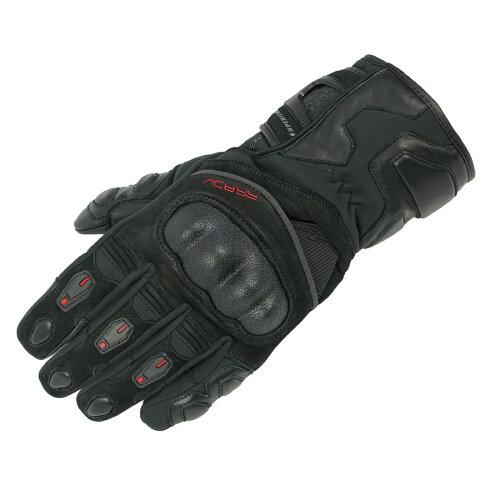 ラフ&ロード(ROUGH&ROAD) プリマロフト アドベンチャーウインターグローブ ブラック/レッド M 品番:RR8657BK/RD2