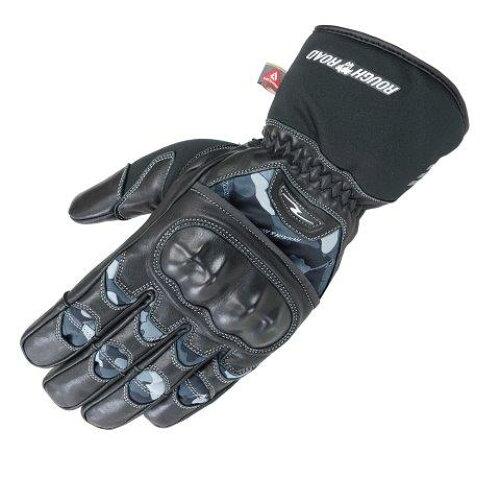 ラフ&ロード(ROUGH&ROAD) プリマロフト プロテクトウインターグローブ グレーカモ L 品番:RR8661GY-CM3