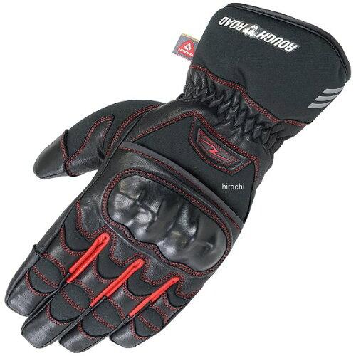 ラフ&ロード(ROUGH&ROAD) プリマロフト プロテクトウインターグローブ レッド XL 品番:RR8661RD5