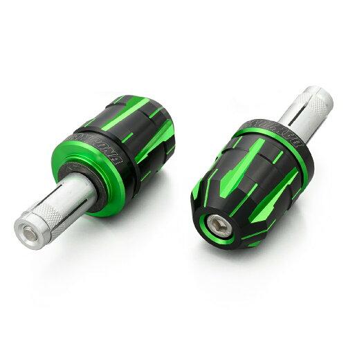 DAYTONA デイトナ デイトナ PREMIUM ZONE(プレミアムゾーン) バイク用 バーエンド スズキ / 汎用(ハンドル内径φ14-19) TECHNO ライムグリーン 35473 品番:35473