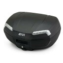 GIVI(ジビ) GIVI (ジビ) バイク用 リアボックス 46L 未塗装ブラック モノロックケース インナーマット付属 RIVIERAシリーズ E46NT シルバーレンズ 35325 品番:35325