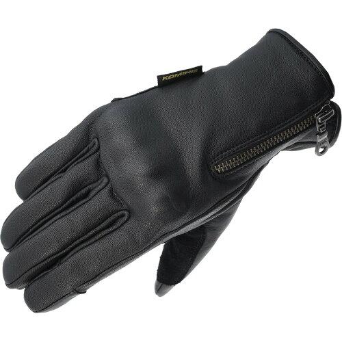 コミネ(Komine) GK-850 Leather Winter Short Gloves Z series Black 3XL 品番:06-850/BK/3XL